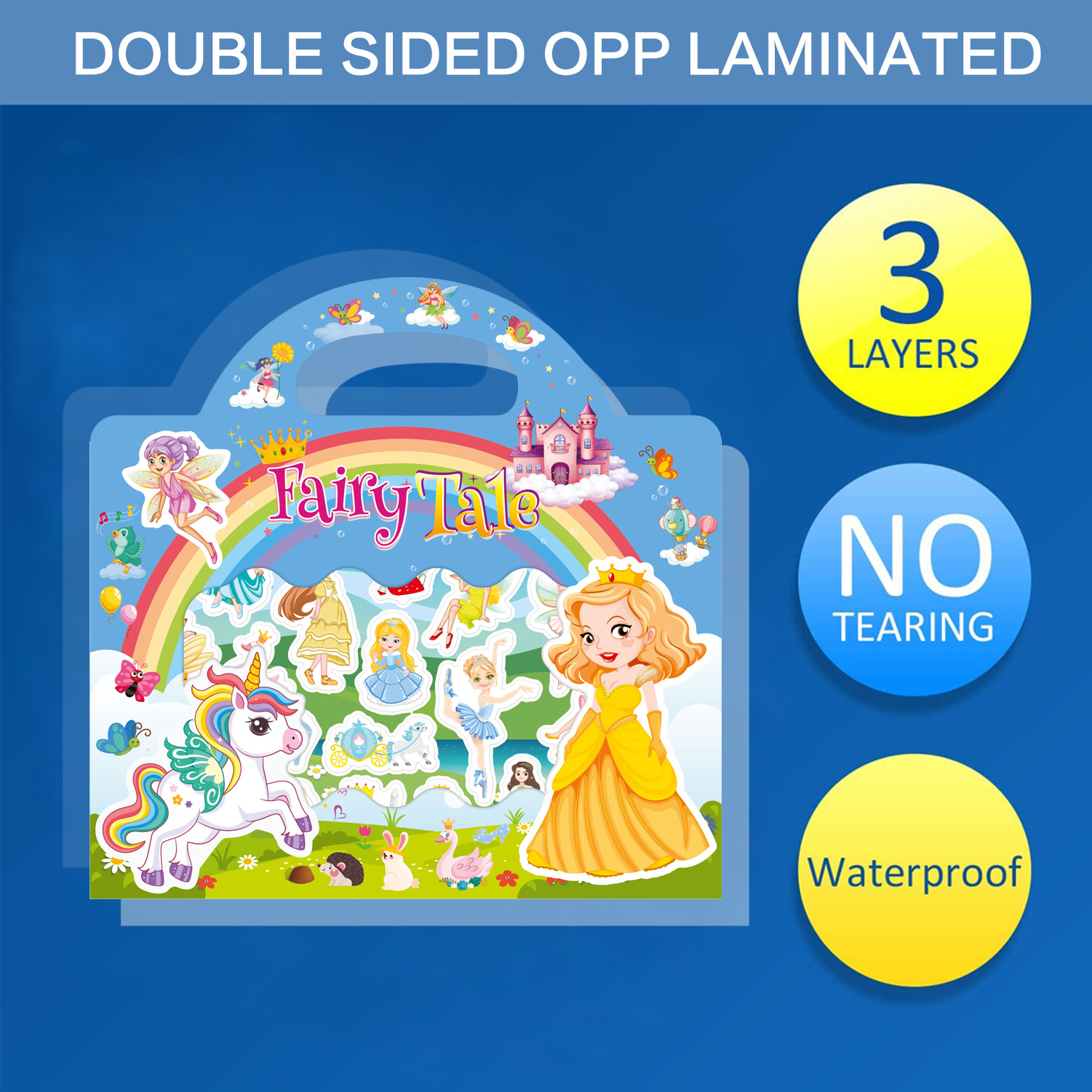 นํากลับมาใช้ใหม่การ์ตูนสัตว์ฉากสติกเกอร์สําหรับเด็ก DIY Hand-on ปริศนาการเรียนรู้ความรู้ความเข้าใจหนังสือปริศนาของขวัญของเล่นเพื่อการศึกษาสําหรับเด็ก