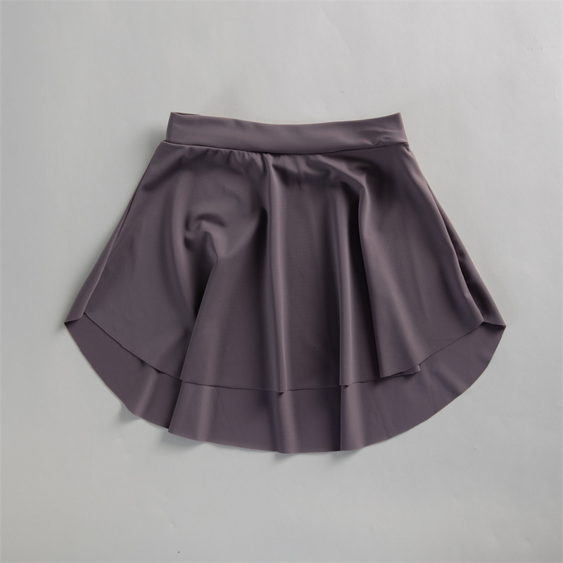 ขายร้อนคุณภาพสูงหลายสีไนลอน Spandex โยคะกีฬาเด็กผู้หญิงผู้ใหญ่บัลเล่ต์เต้นรํากระโปรง