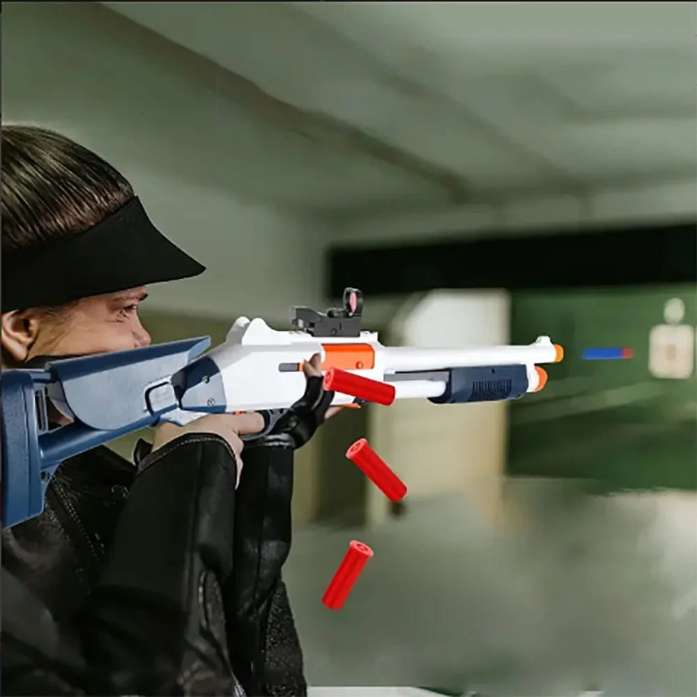소년 선물 쉘 성인을위한 산탄 총 장난감 총을 꺼내십시오 소년을위한 최고의 장난감 총 Age8 + 슈팅 게임 Dropship Shopify Toys