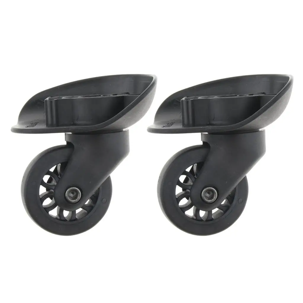 Durable Baggage Suitcase Replacement Wheels Swivel Casters for Travelling Bags （ A35-Size L）