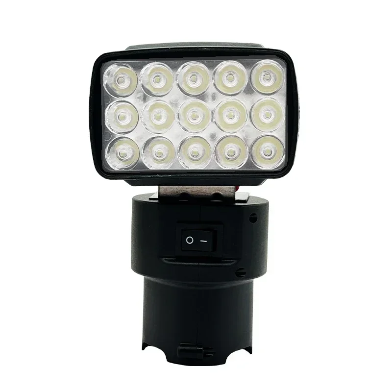 Li-ion Battery Working Lamp Spotlight Lantern Flashlig For Lomvum DeYun ZhiPu FuGe for KoMax GCRAFT 12V 10.8V Lithium Battery