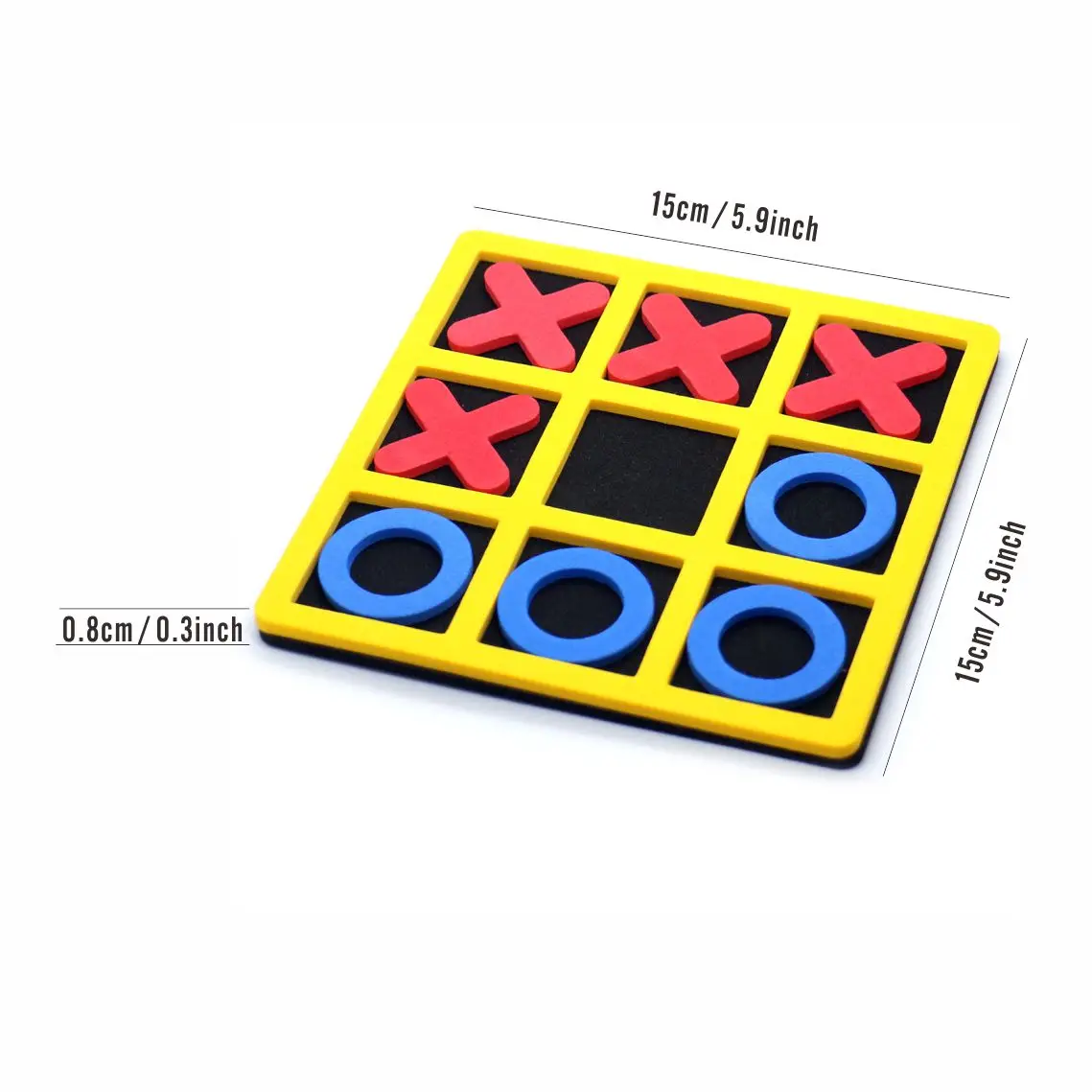 1 conjunto de espuma eva material macio tic tac toe jogo de tabuleiro de mesa