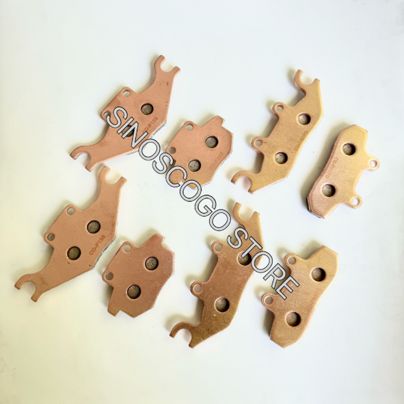 ODES ATV Pastilhas de freio dianteiro traseiro sinterizado 8 peças para Odes 650 800 900 1000 Pathcross Troxus Dune UTV Quad 15106010060 15106010080