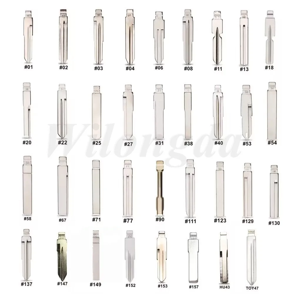 175pcs Car key Blank Remote KD Key Blade for KD900/KD-X2 KD VVDI Xhorse JMD Remotes