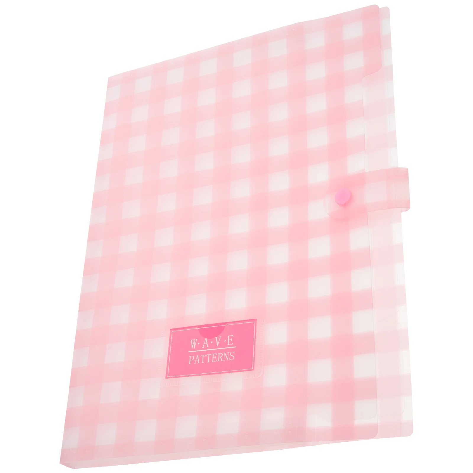 Expandable File Folder Holder Large Capacity Keeper Bill Accordion Bag Portable Receipt Pink Document Student