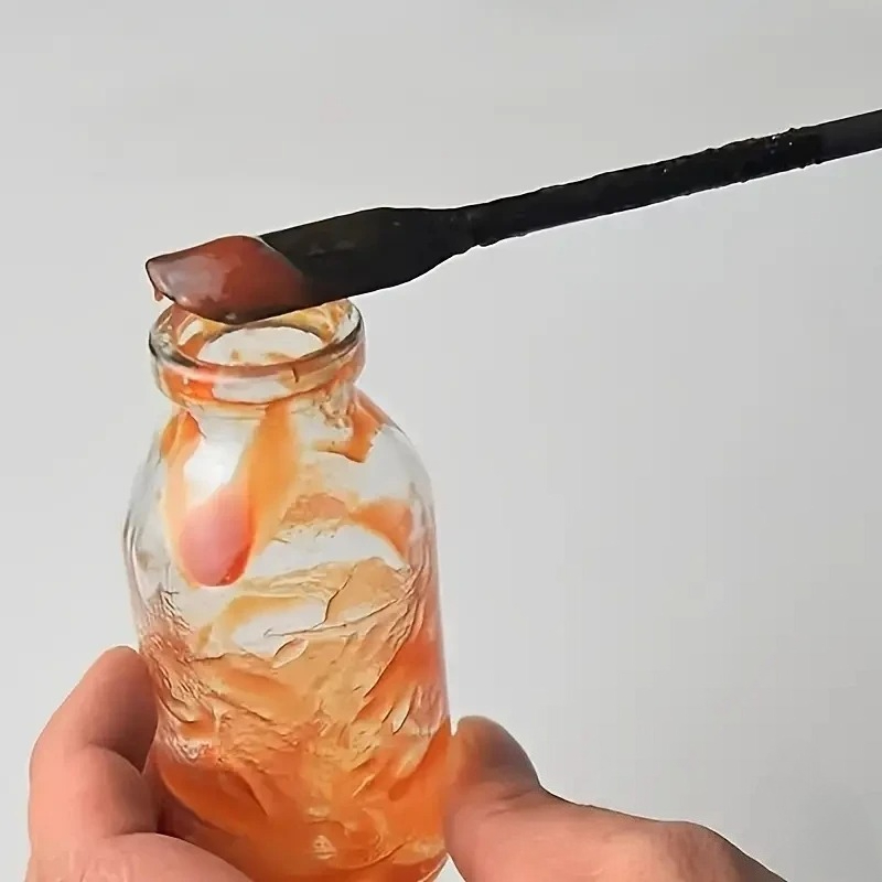 Conjunto de mini espátula de silicone de 3 peças – resistente ao calor, vários tamanhos para frascos, garrafas e cozinha