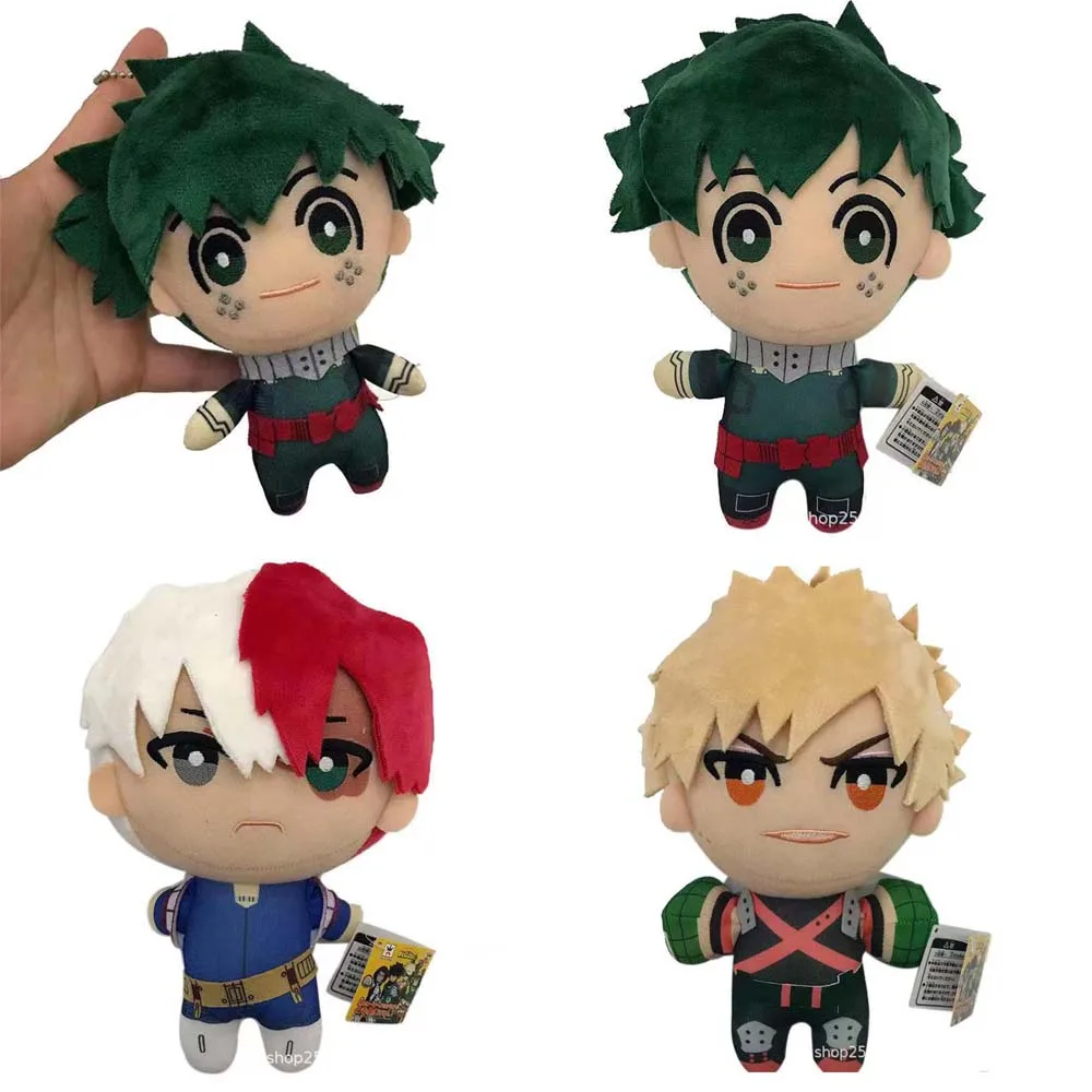 3pcs อะนิเมะ My Hero Academia ตุ๊กตาของเล่นการ์ตูน Izuku Midoriya Katsuki Bakugou Shouto Todoroki ตุ๊กตาตุ๊กตาเด็กของขวัญ