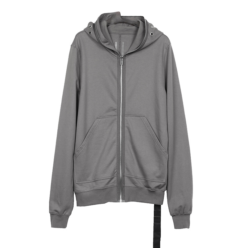 Nuevo Lujo 2023 Rick cuatro agujeros cremallera pulóver sudaderas con capucha sudaderas con capucha terciopelo algodón grueso polar tamaño EE. UU. # 668