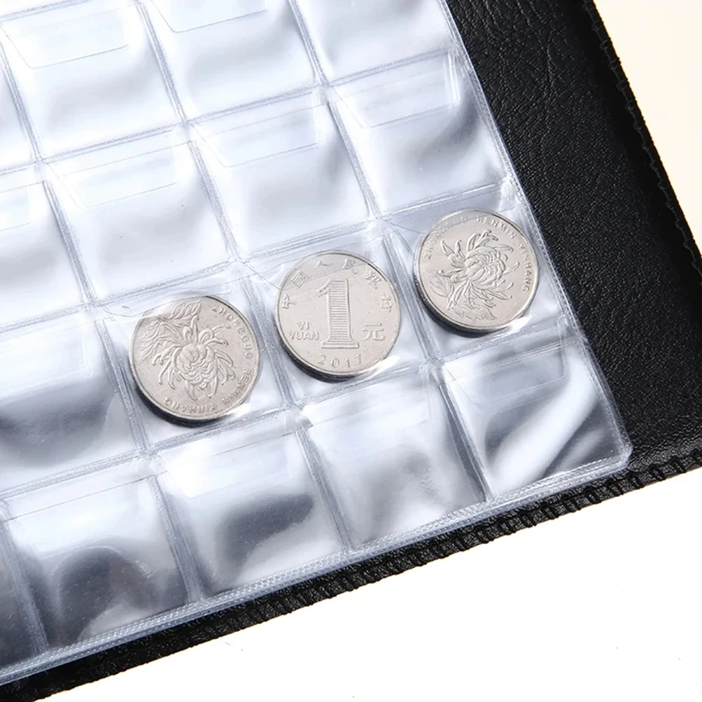 D&D 480Pockets Coin Collection Book 20 Pages Coin Collection Holder Album Commemorative Coin Organizer Storage 20/25/27/30mm