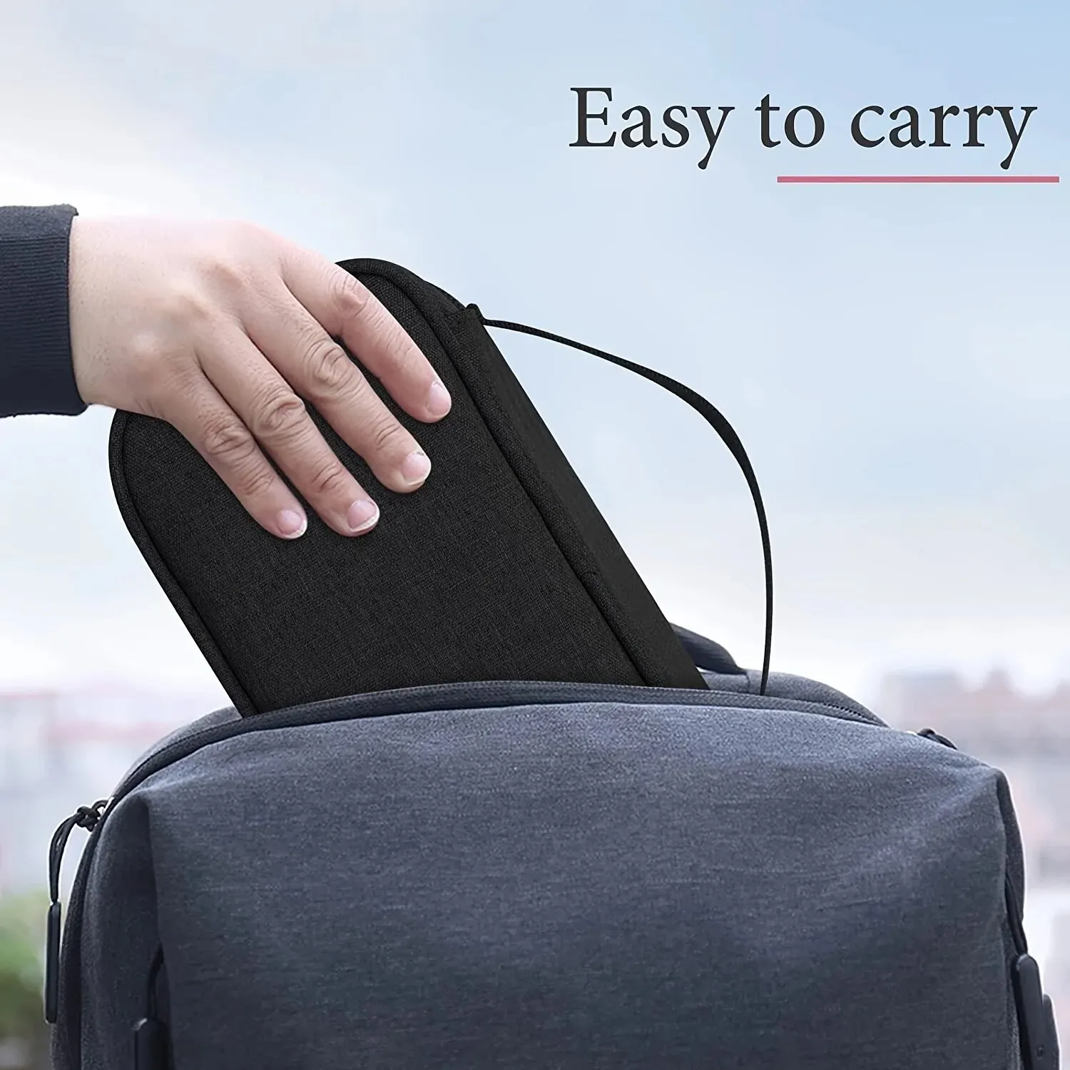 Electronics Travel Organizer แฟลชไดรฟ์ USB แบบพกพาอุปกรณ์เสริมสายไฟกันฝุ่นและกระเป๋าเก็บโทรศัพท์