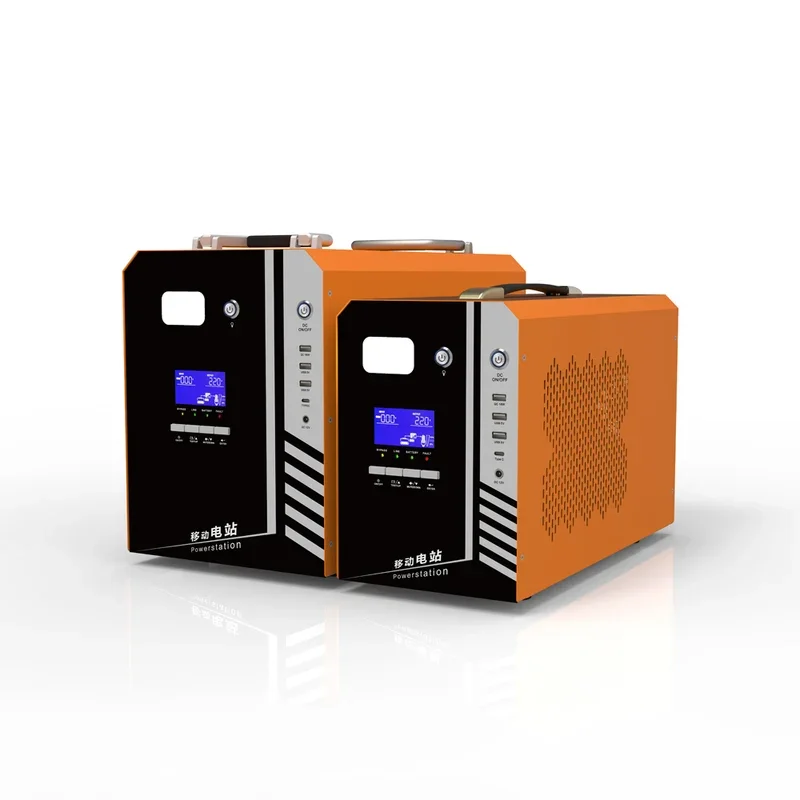 central eléctrica portátil al aire libre monofásica en línea de alta frecuencia de UPS 1000VA 1kVA de la batería Li Ion