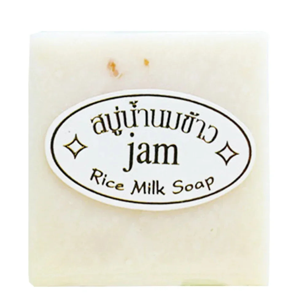 2PCS Thailand Milk Soap Handmade High Quality Soap Milk Soap Rice Soap ​Nourish Milk Moisturizing Soaps Body Faces Cleaning Soap