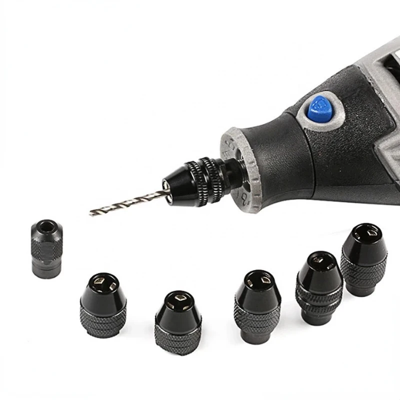 Mandril Universal sin llave de cambio rápido múltiple, repuesto de mandril Universal para herramientas rotativas Dremel 4486, 1 Uds.