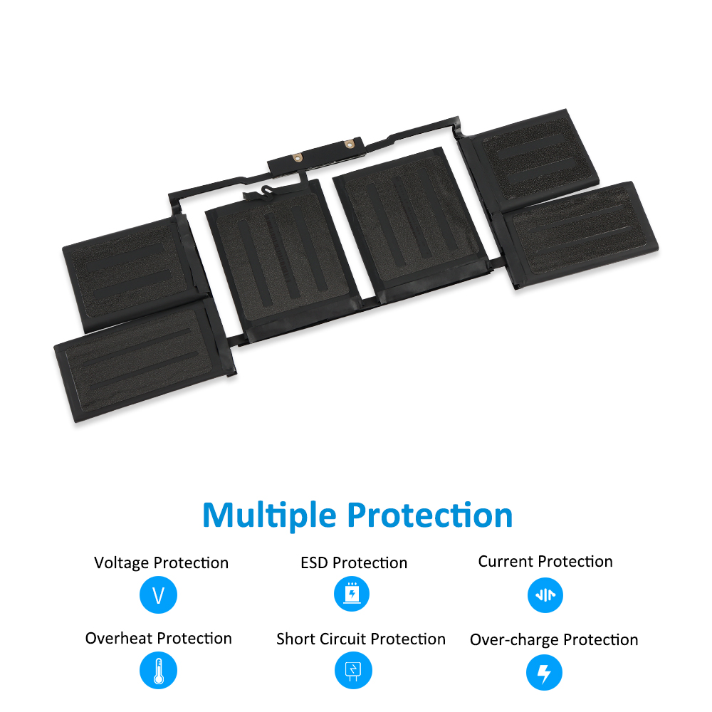 KingSener Mới A1820 Pin Dành Cho Laptop Dành Cho APPLE MACBOOK PRO 15 "A1707 2016 2017 Năm 11.4V 6667MAh