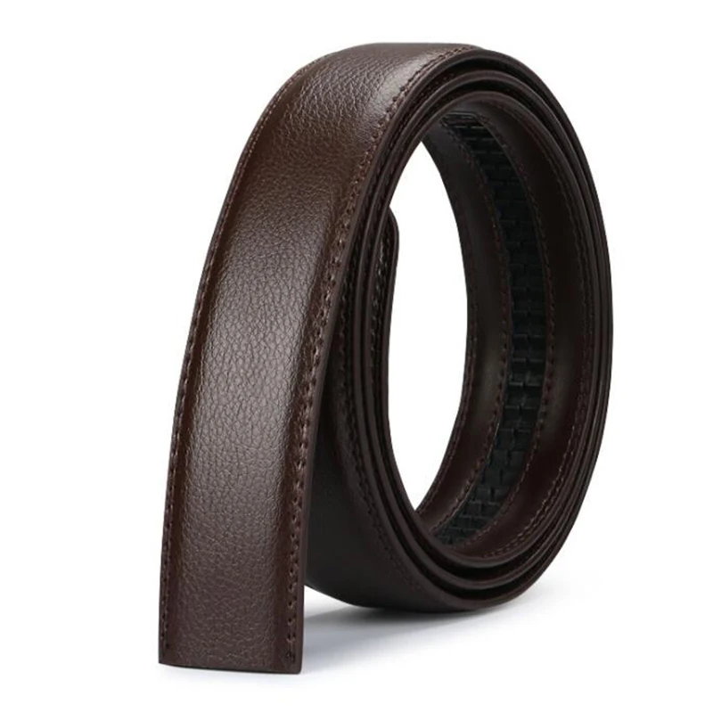 Cintos de fivela automática masculina sem fivela 3.5cm cinto corpo sem fivela de alta qualidade masculino pulseira de couro do plutônio jeans cinto largo