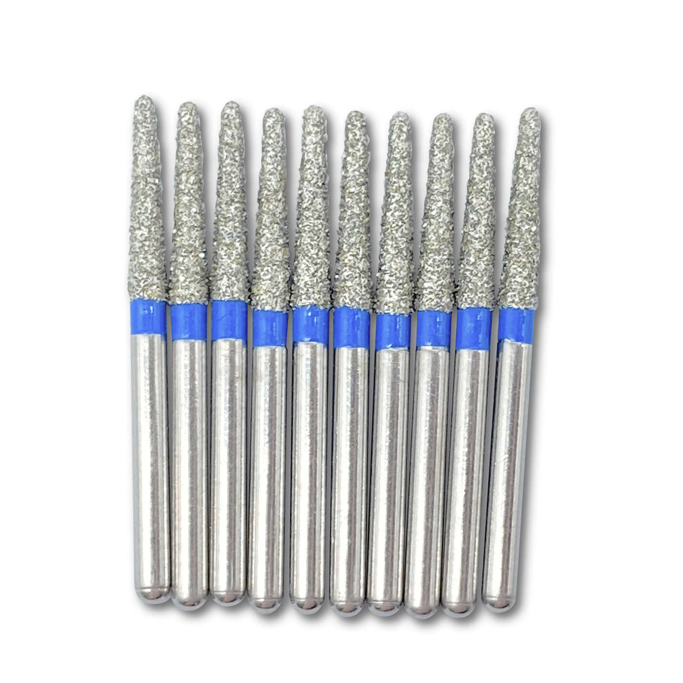 WELL CK 10pcs/Pack Dental Diamond Burs Drill for High Speed Handpiece Dentist Burs FG Series Dia 1.6mm