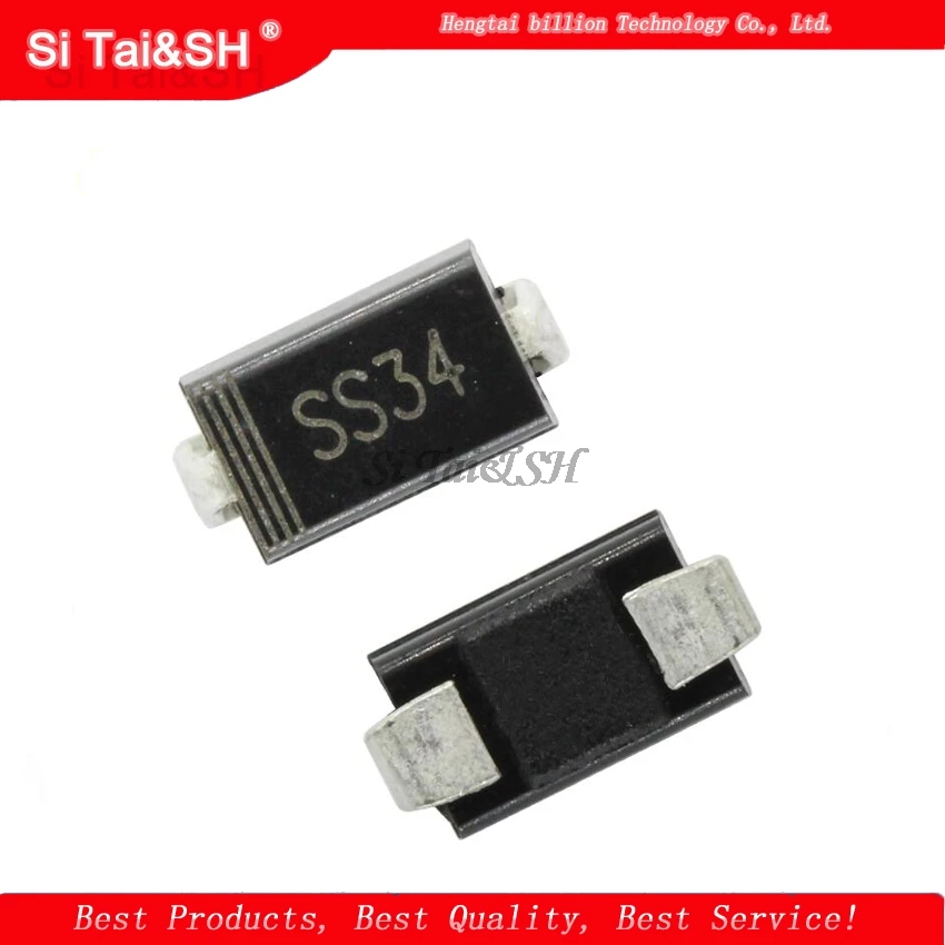 Si Tai&SH 100 Stück 1N5822 smd SMA do-214ac IN5822 Schottky-Diode SS34 Neues Original-Datensystem