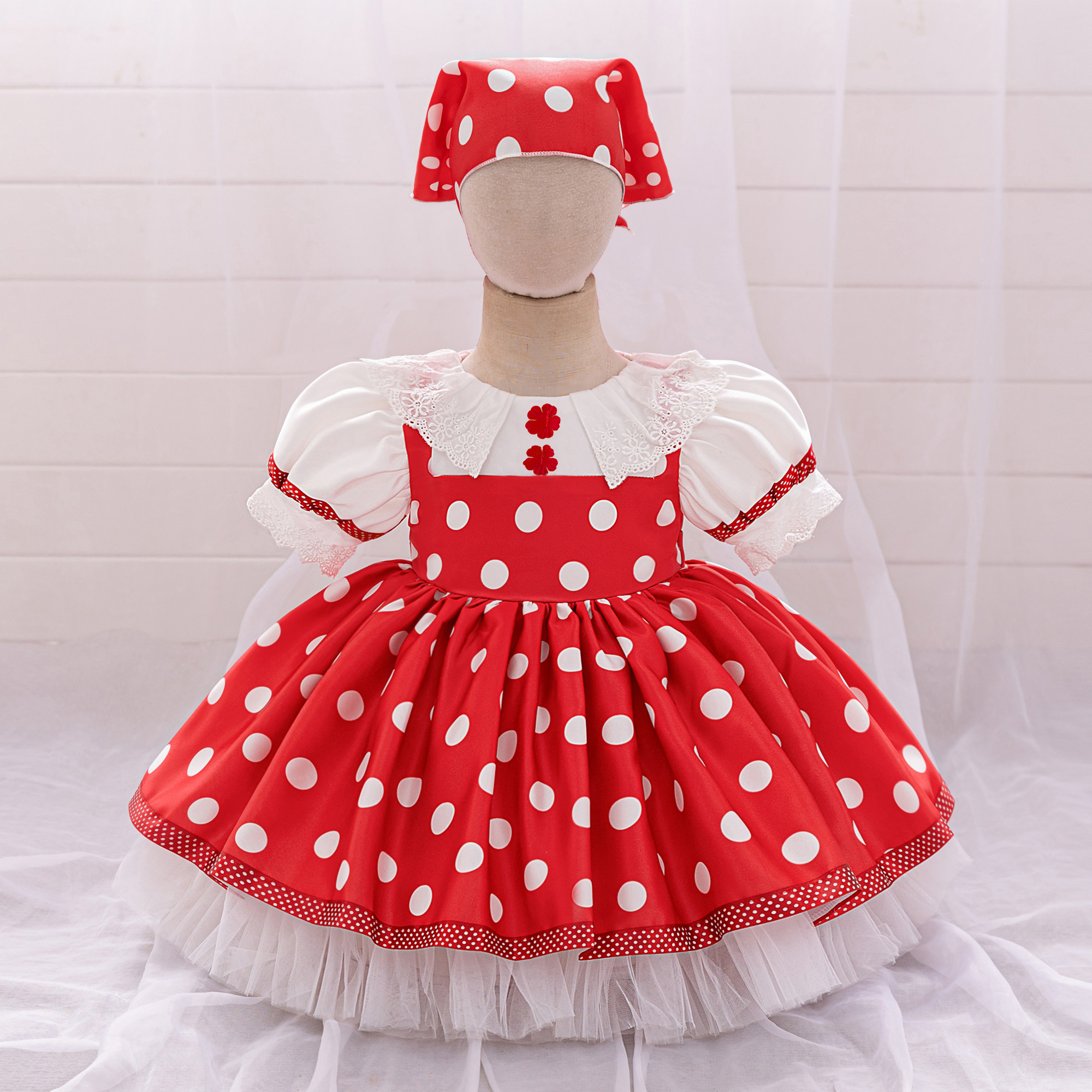 Disfraz de oso Lolita para niñas pequeñas, disfraz de sirvienta de Navidad, tutú para bebé, vestidos de princesa para fiesta de 1er cumpleaños, vestido de fiesta de boda