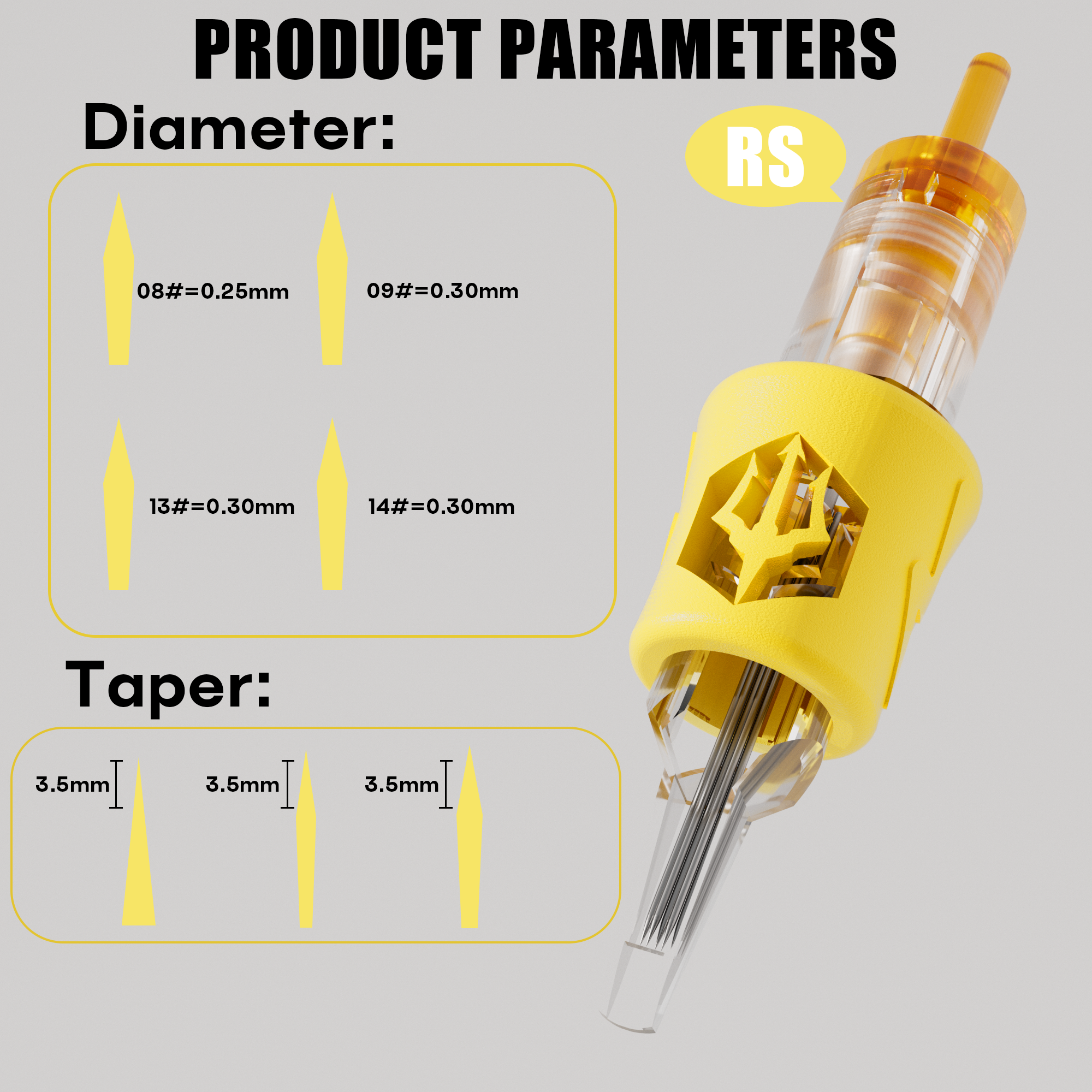 POSEIDON PRO 20 teile/los V4 Tattoo Patrone Nadel Einweg Sterilisierte Sicherheit Tattoo Patronen Nadel