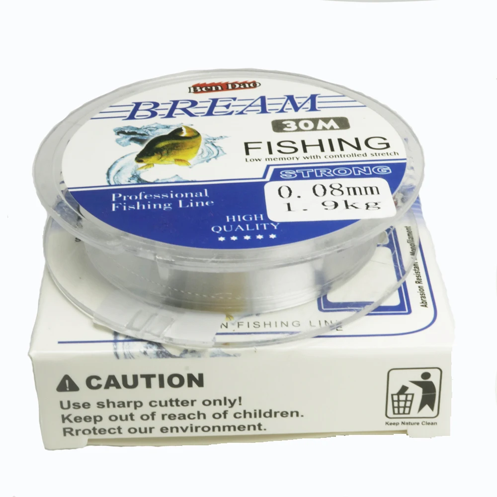Línea de pesca en hielo de invierno, línea de pesca súper duradera de fluorocarbono, accesorios para aparejos de pesca