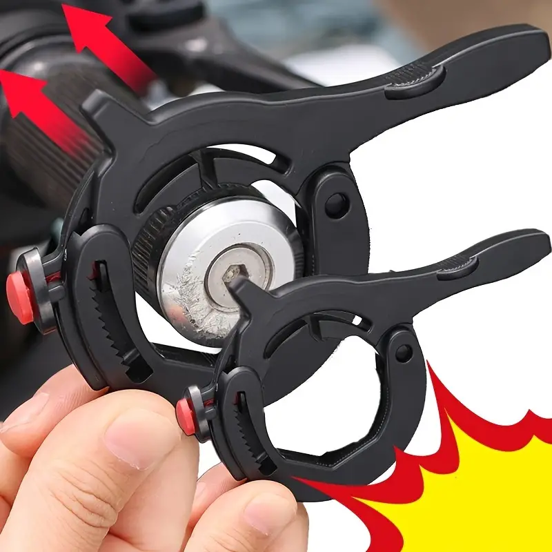 Abrazadera del acelerador para Control de crucero de motocicleta, fácil agarre, adecuada para manillar de Abs antideslizante, mejora la seguridad y la comodidad de conducción, 1 ud.