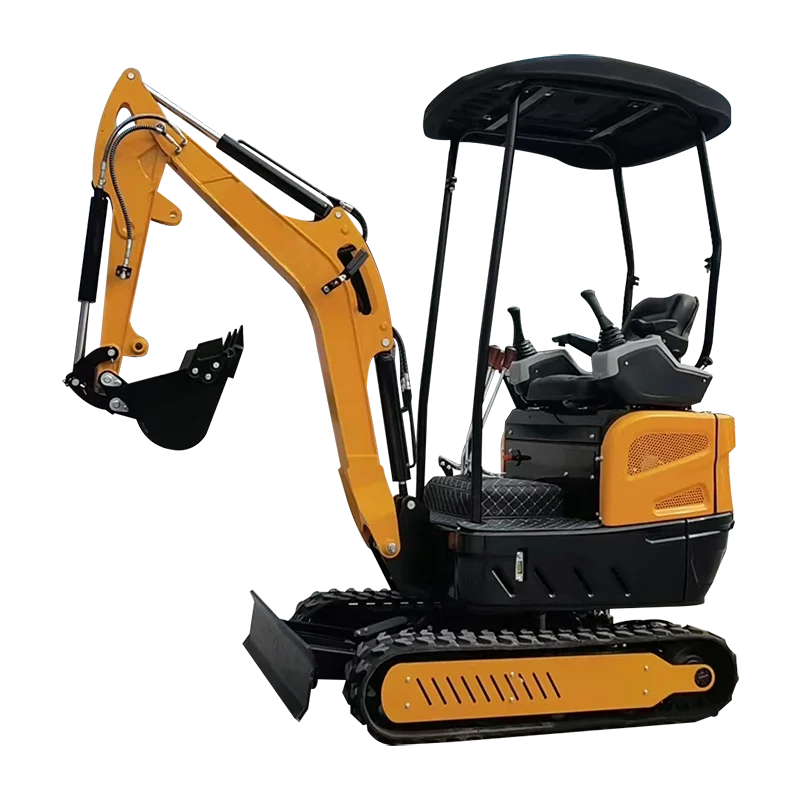 Excavadora china fabricante profesional pequeña mini excavadora con orugas personalizada con cabina