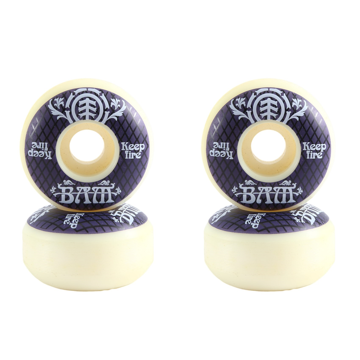Lot de roues en PU pour skateboard et longboard, dimensions 54mm, dimensions 85A, 4 pièces