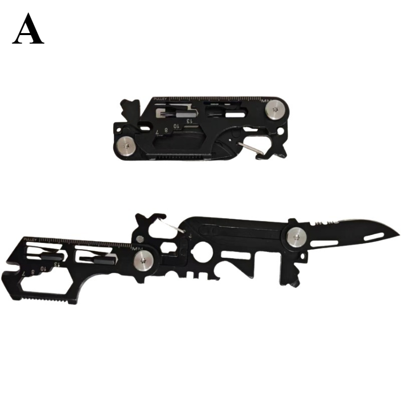 Multifunctional Outdoor Tool Combination Card Folding Molle Scissor Army Knife Mini Bicycle Repair EDC Camping Gear Equipment