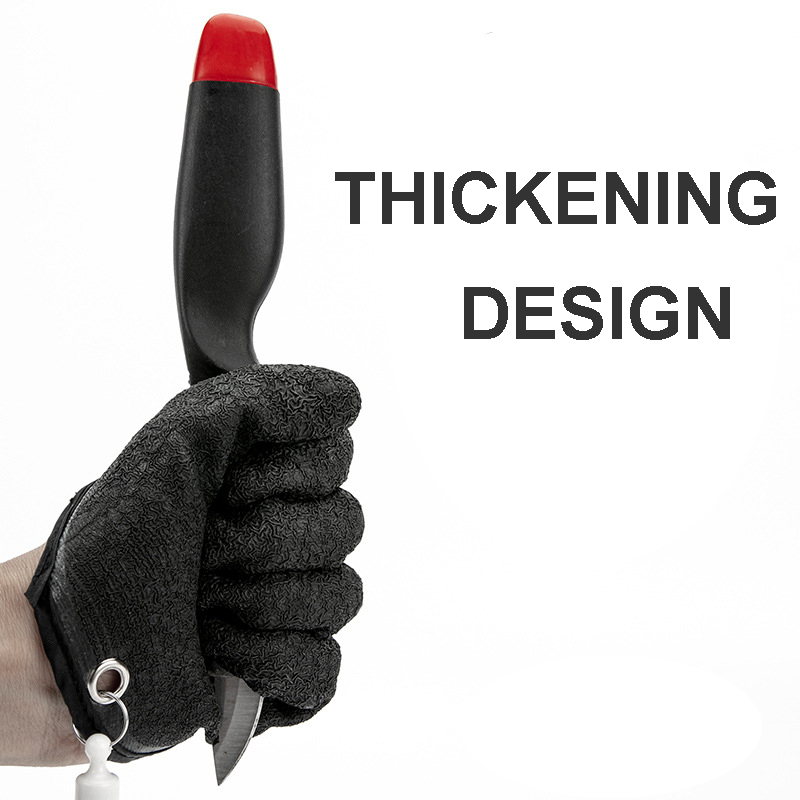 1Pc Links Of Rechts Professionele Vangst Vis Latex Jacht Handschoenen Vissen Handschoen Antislip Beschermen Hand Punctie Schrapen Visser