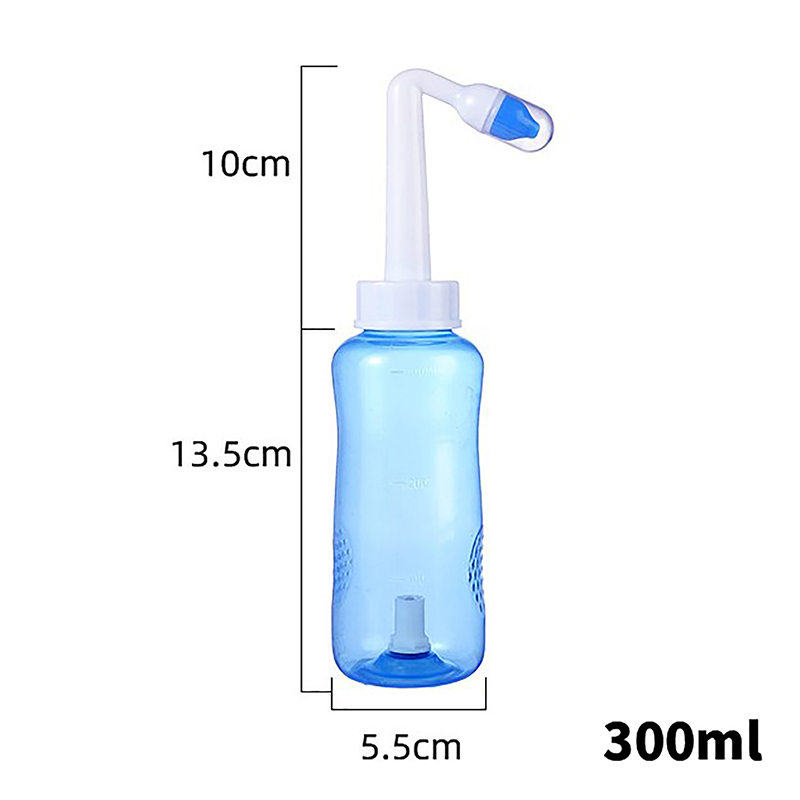 Erwachsene Kinder Nasenspülreiniger Nasenschutz reinigt Befeuchtet Kinder Erwachsene Vermeiden Sie allergische Rhinitis Neti Pot 300 ml