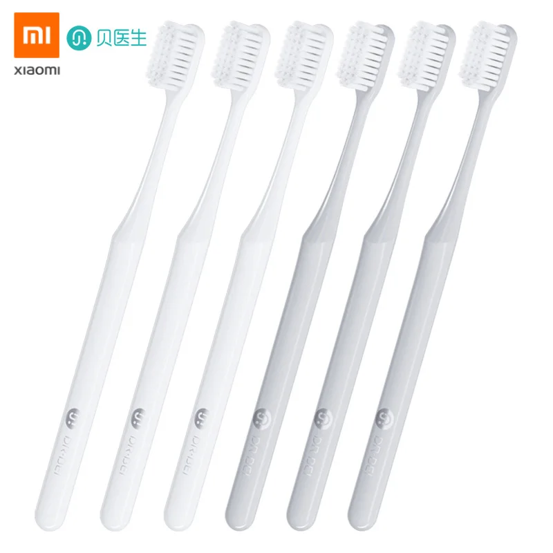 Xiaomi-cepillo de dientes Doctor B versión juvenil, cepillo de alambre, 2 colores, cuidado de encías, limpieza diaria, oral, 3 unidades