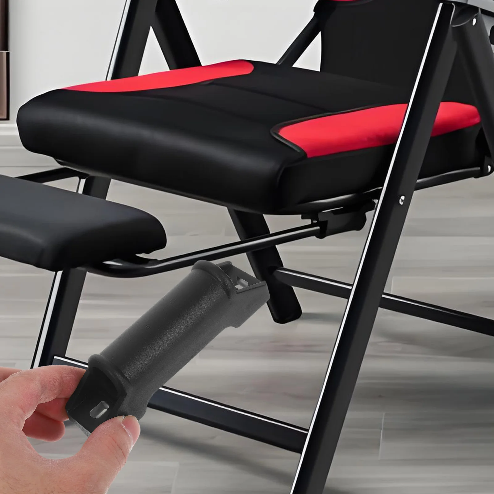 4pcs Desk Chair Footrest Slider Convenient Footrest Attachment Chair Replacement Parts Ergonomic Office Chair Footrest Slide
