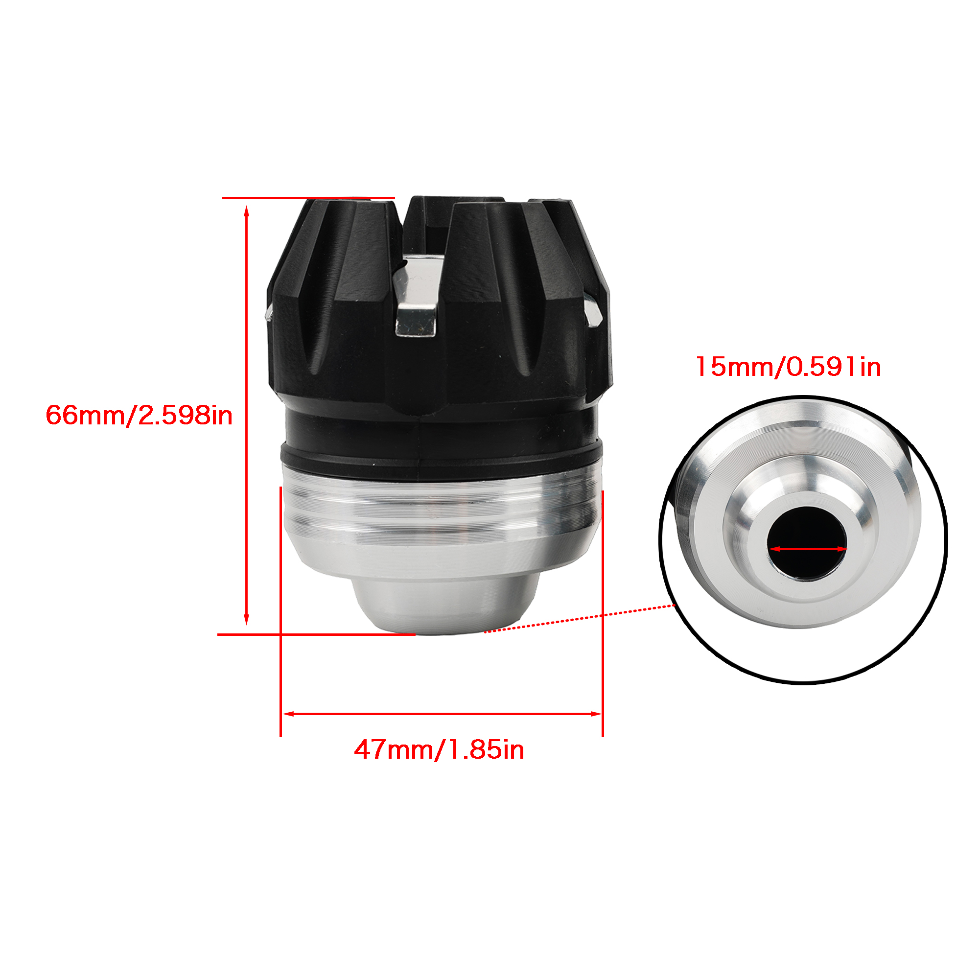 Universal Motorcycle Anti Collision CNC Front Fork Cup Anti-Fall Bumpers For Motorbike Scooter Motocross Accessories Modified