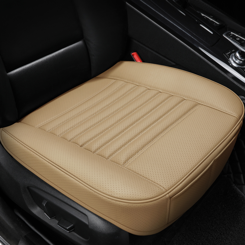 Auto-Sitzkissen aus Bambuskohle, einteilig ohne Rückenlehne, vollständig umwickeltes Sitzkissen, atmungsaktives Sitzkissen für die ganze Saison