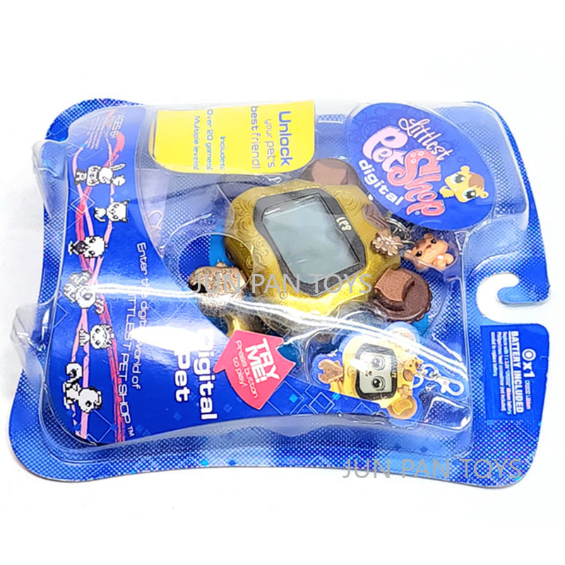 Littlest Pet Shop ดิจิตอลสัตว์เลี้ยงเสมือนมือถือ LCD เกมอิเล็กทรอนิกส์ของเล่นเด็ก Mini Collectible Interactive ของเล่นการ์ตูนสัตว์ของเล่น