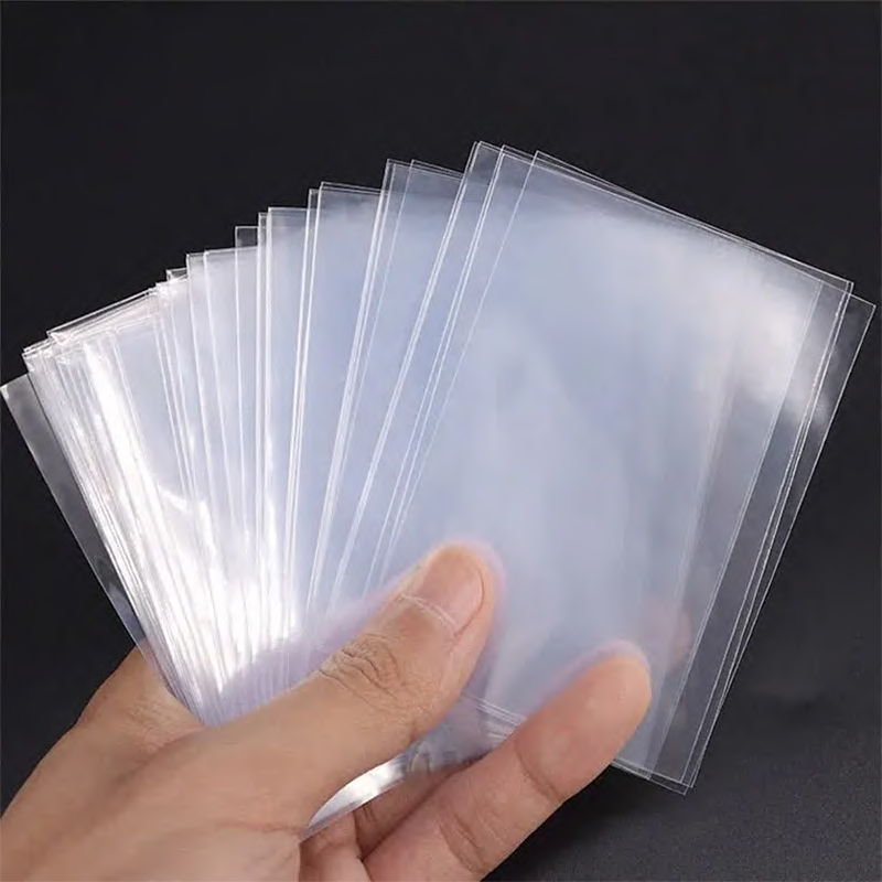 100 pçs/setProtective Manga Jogo de Tabuleiro Mágico Sacos de Armazenamento Transparentes, Capa de Cartão de Tarô, Acessórios de Presente de Brinquedo Infantil