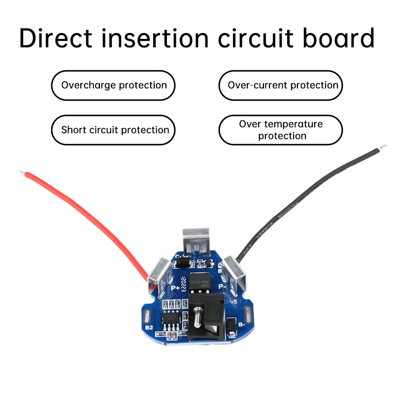 3S 12V Screwdriver Drill Battery Case Box Set with 18650 Hoder Brackets 3S 12V BMS Board Li-ion Battery Protection Board
