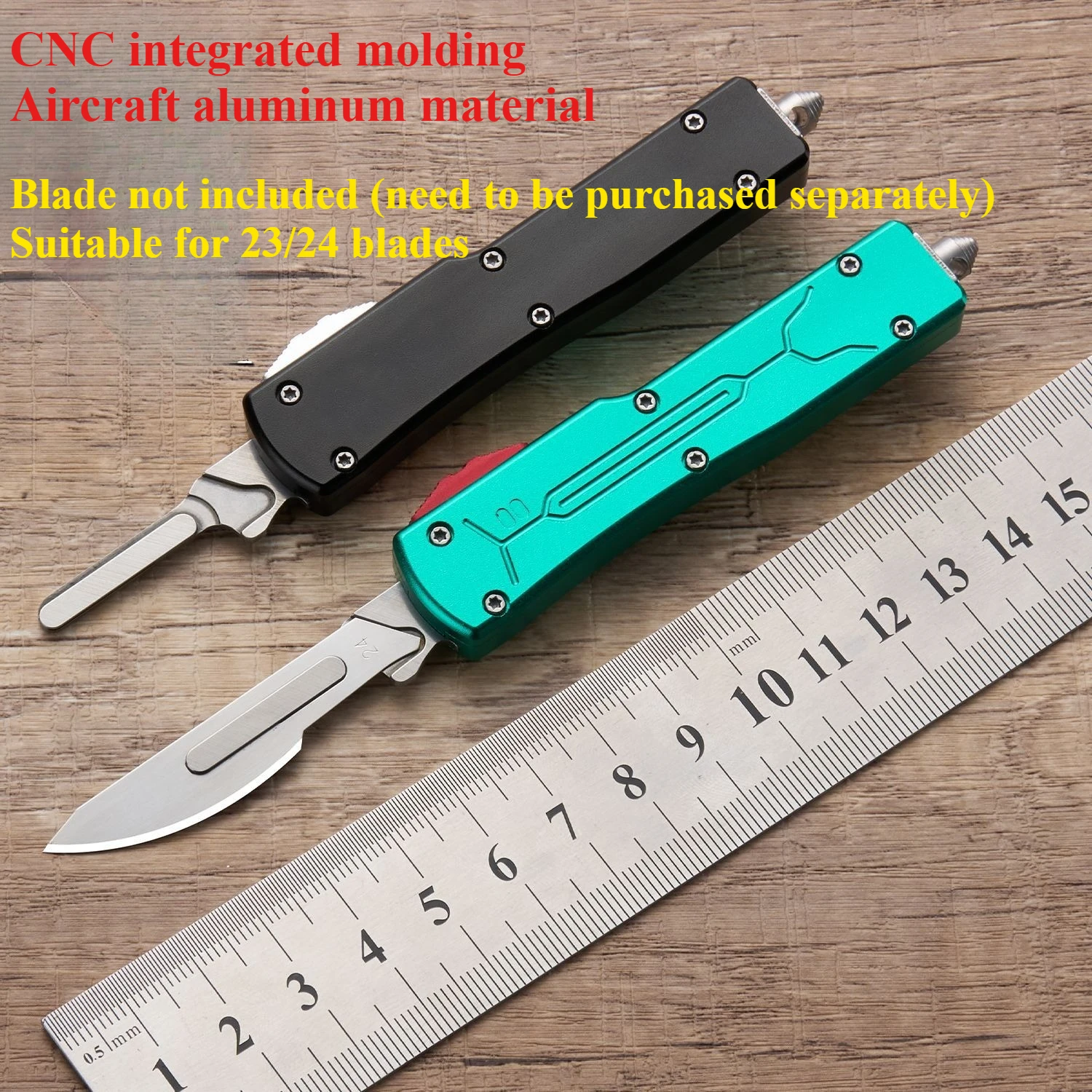 Advanced utility knife handle tools (without blades, suitable for 23/24 blades), CNC process, aviation aluminum material