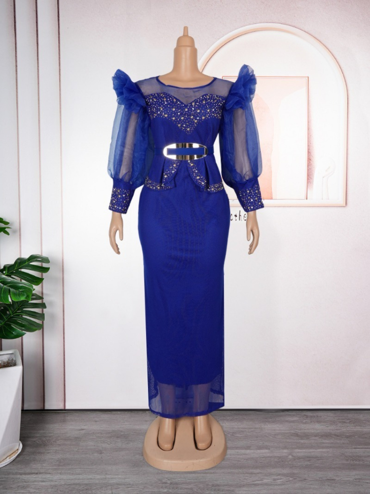 エレガントなアフリカのドレス女性のための 2025 新しいアフリカ服プラスサイズトルコウェディングパーティーロングドレス Dashiki アンカラ衣装ローブ