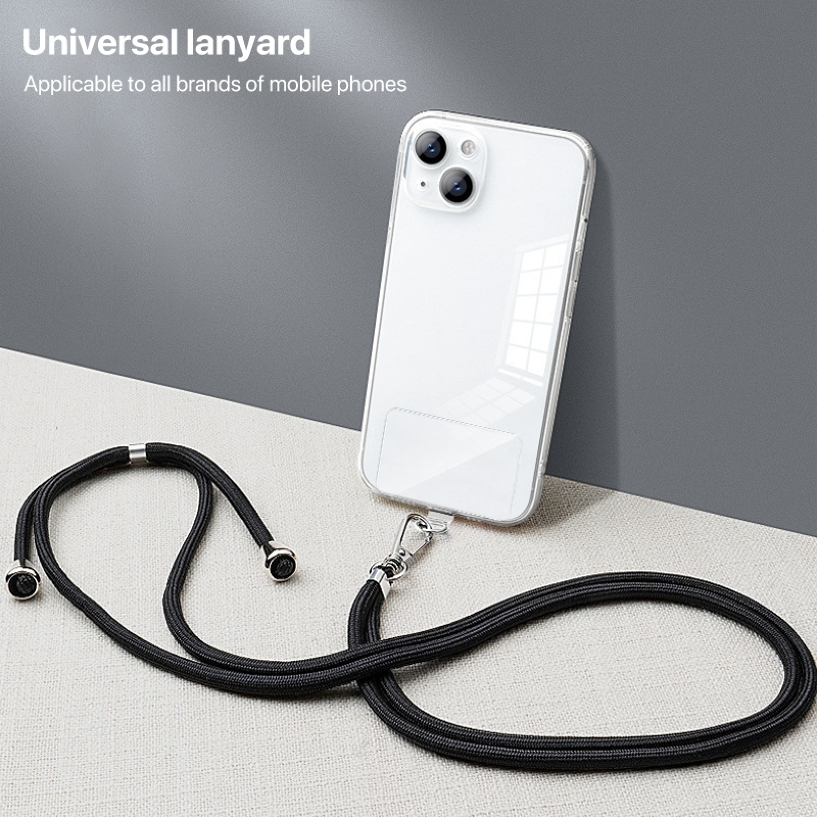 NEW Universal Adjustable Phone Lanyard Strap Mobile Phone Hanging Rope Neck Straps Anti-lost Lanyards Cell Phone Accessories