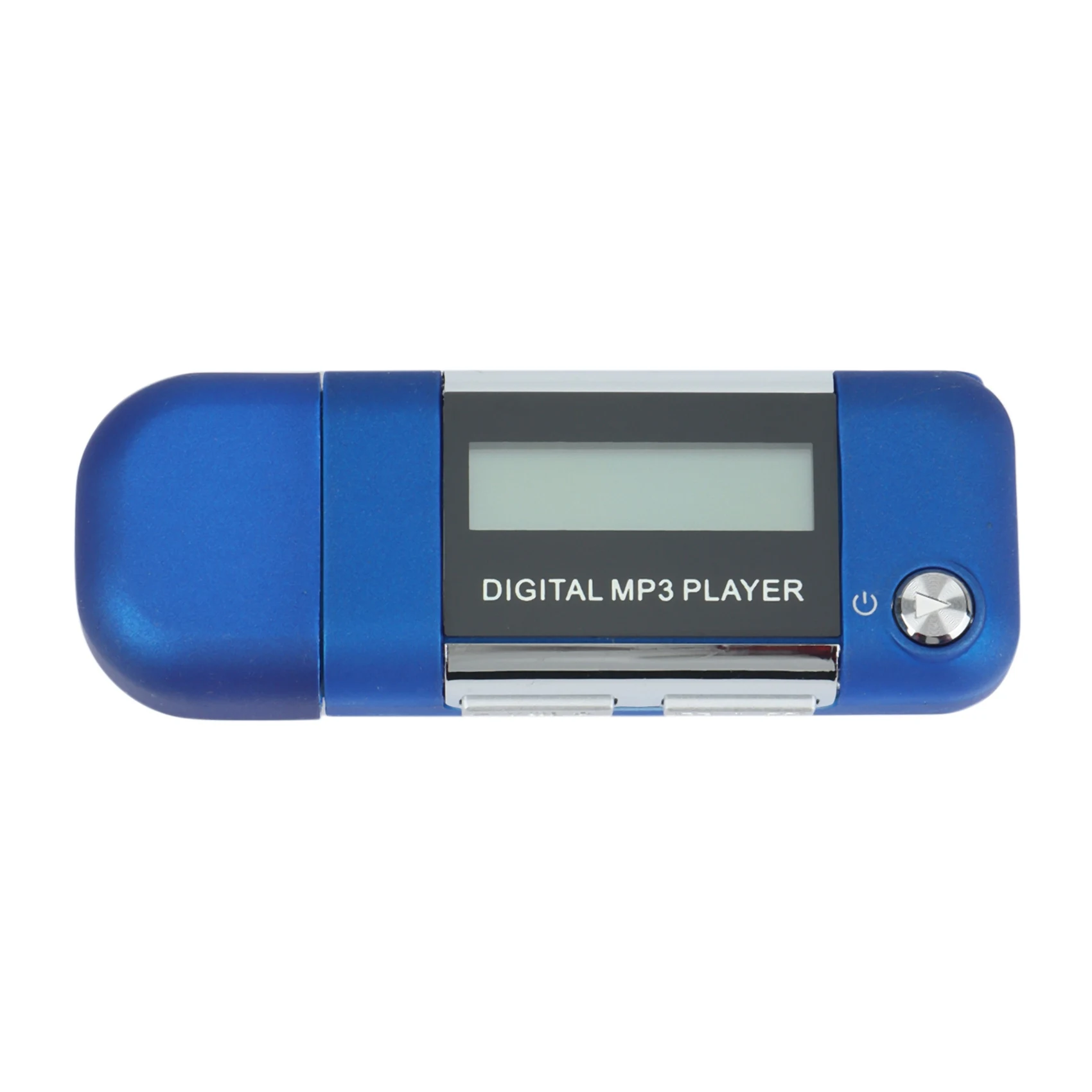 AA91 Mp3 Player 4GB U Disk Music Player suporta bateria AAA substituível, gravação (azul)