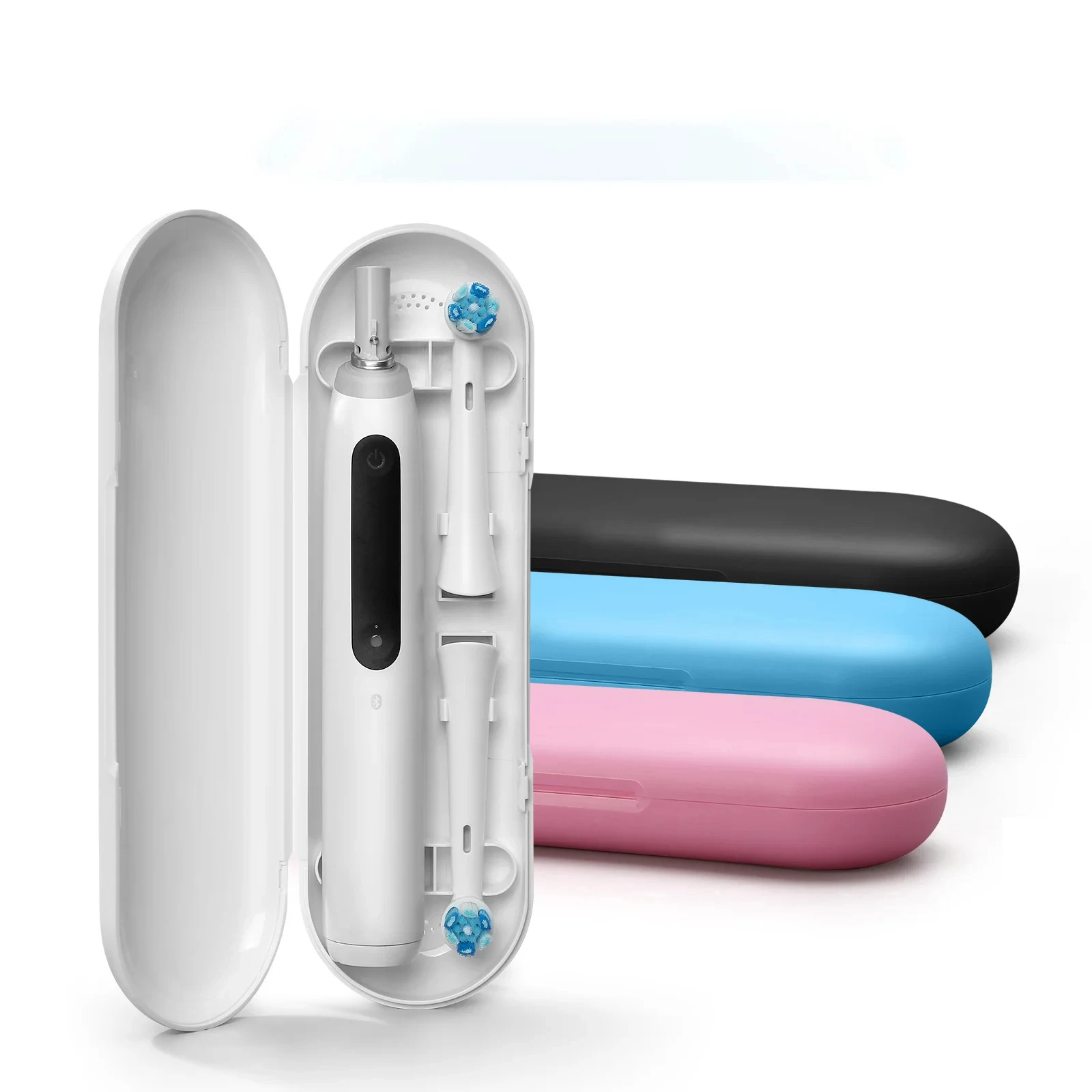 Scatola da viaggio per spazzolino elettrico 1PC compatibile con la scatola per spazzolino portatile antipolvere Oralb io