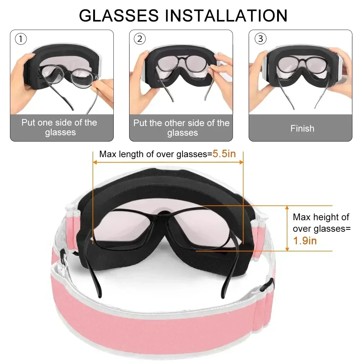 Findway 大人用スキーゴーグル 二重層レンズ 曇り止め 100% 抗 UV OTG デザイン & スノーゴーグル 若者向け アウトドア スキー