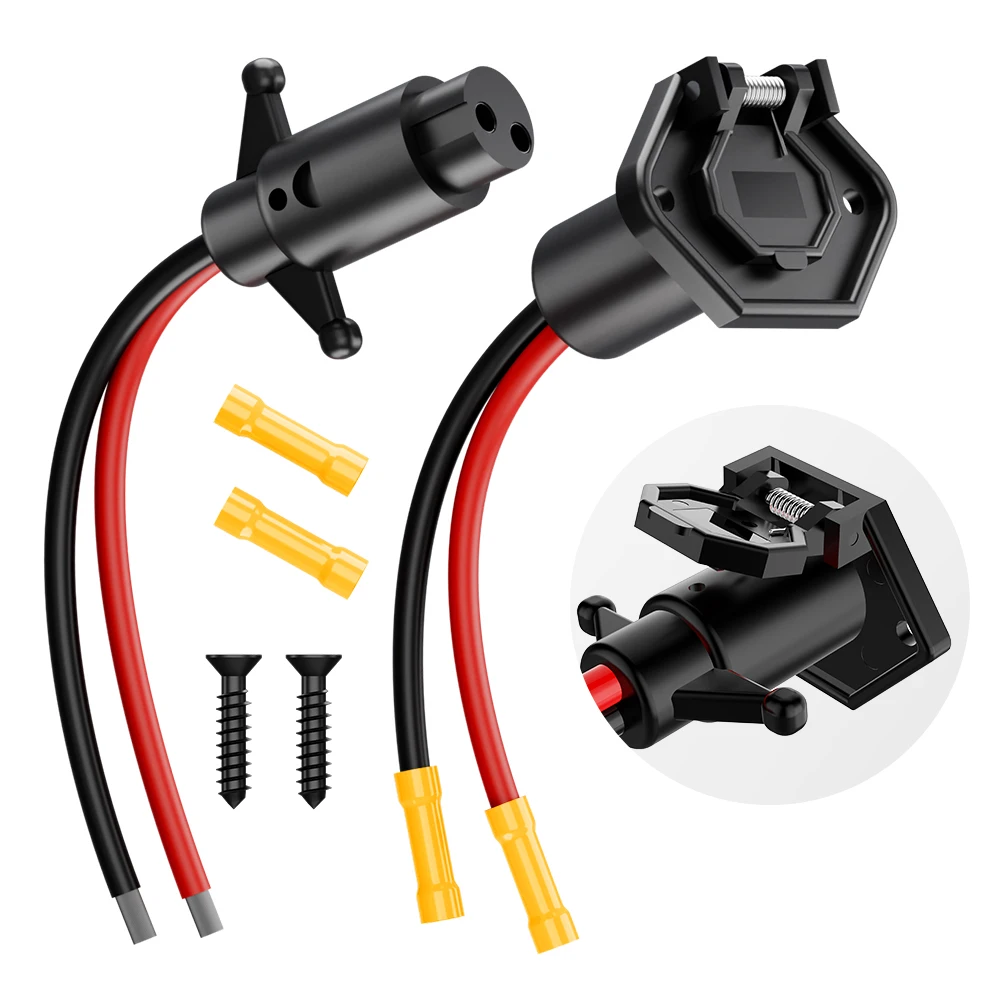 Plugue do motor de arrasto, soquete do motor de arrasto de 10 fios 12V-24V, compatível com Minn Kota, soquete de conexão rápida do motor