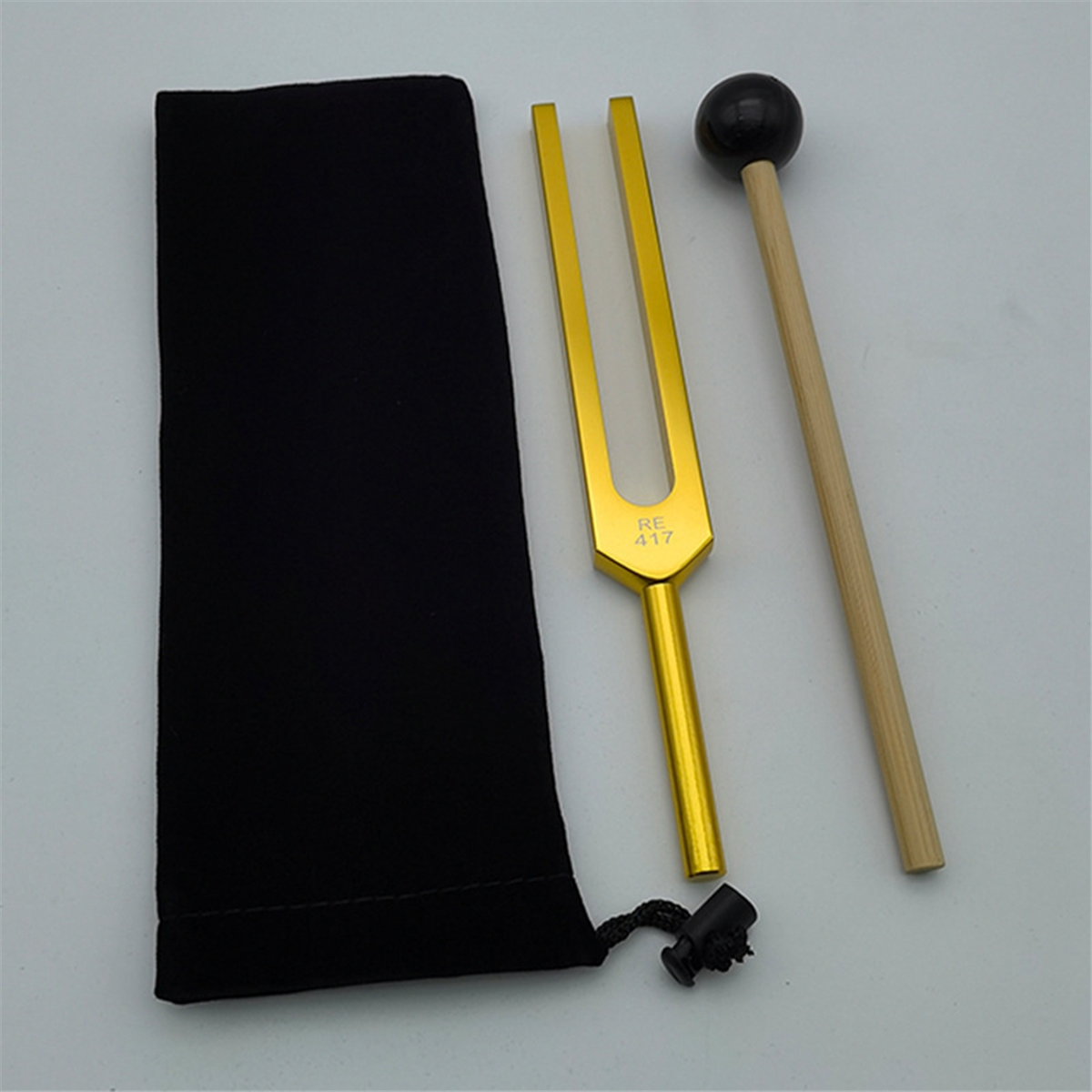 A72P Aluminum Alloy Tuning Fork Set Sound Therapy Instrument Musical Instrument Accessories Relieve Work Stress F174HZ