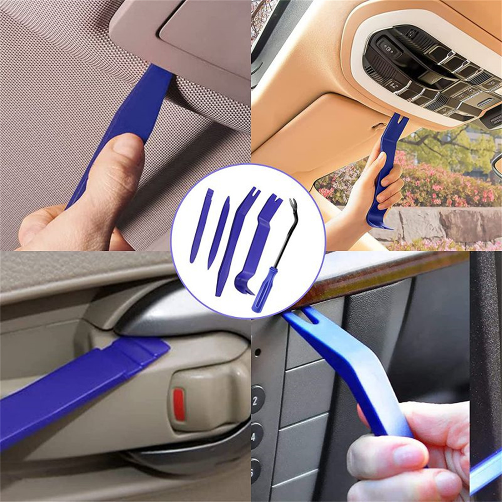 Plastic Auto Dismantle Tools Kit Car Radio Door Clip Panel Trim Dash Audio Removal Installer Pry Kit Refit Set