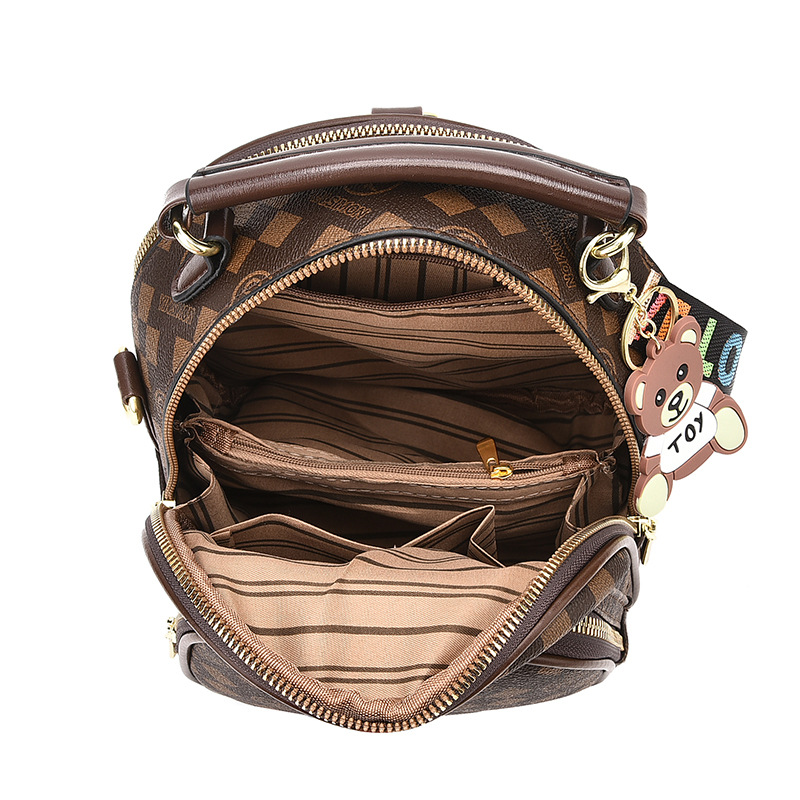 新しい女性ショルダーバッグ大容量ハンドバッグ女性のためのクロスボディバッグライチパターン PU ポータブルバケットレディースメッセンジャーバッグ