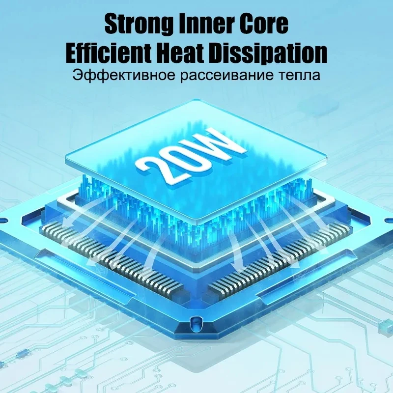 PD 20W Fast Charging EU Charger Plug with 1M/3FT Cable for iPhone iPad