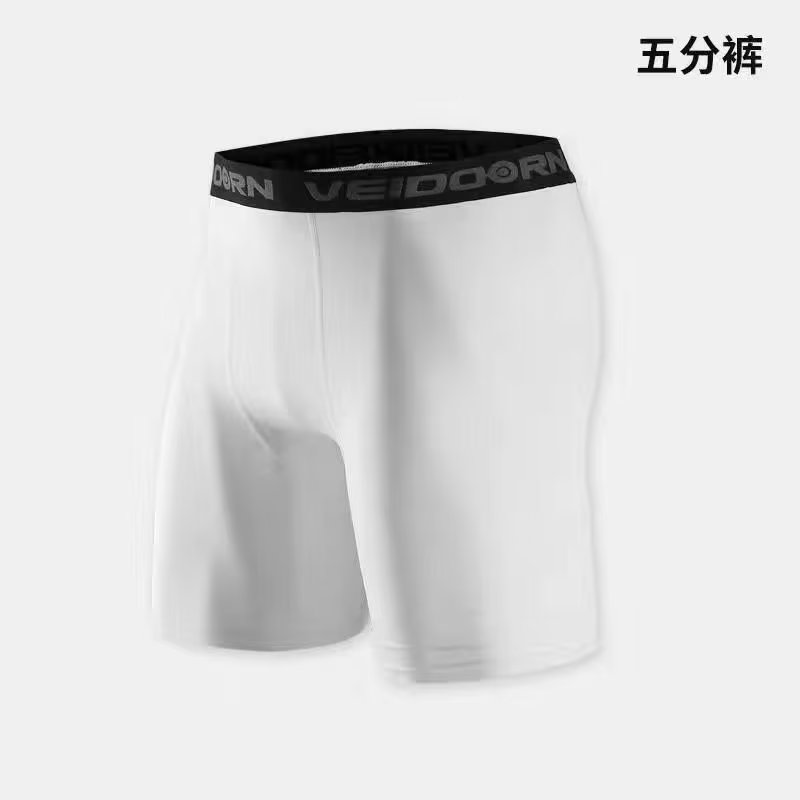 Pantalones de compresión para hombre, mallas frescas y secas, capa base deportiva, mallas para correr, pantalones cortos activos de entrenamiento atlético
