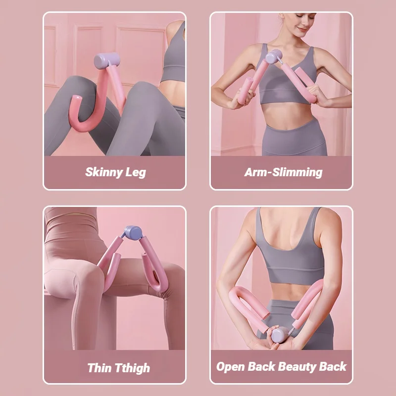 Abrazadera de pierna para Fitness, equipo interior, accesorios de entrenamiento, Yoga, hogar para mujeres, muslos delgados, herramienta de Dios, entrenamiento, belleza, estiramiento pélvico